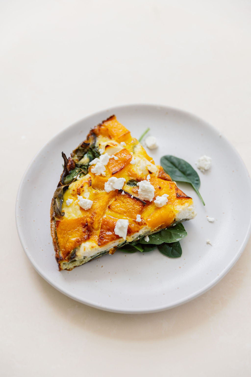 Pumpkin, Caramelised Onion & Fetta Frittata