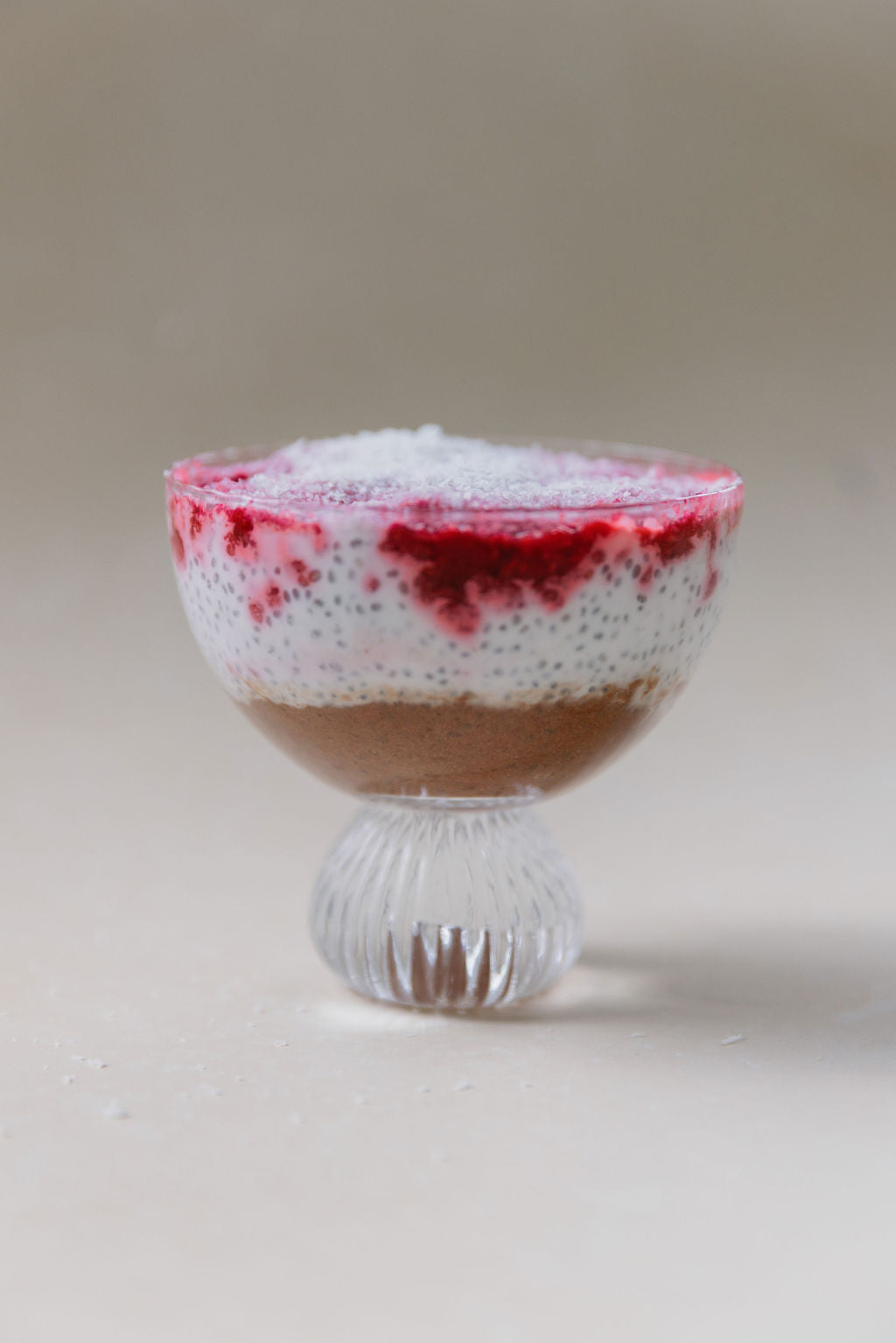 Lamington Chia Pudding