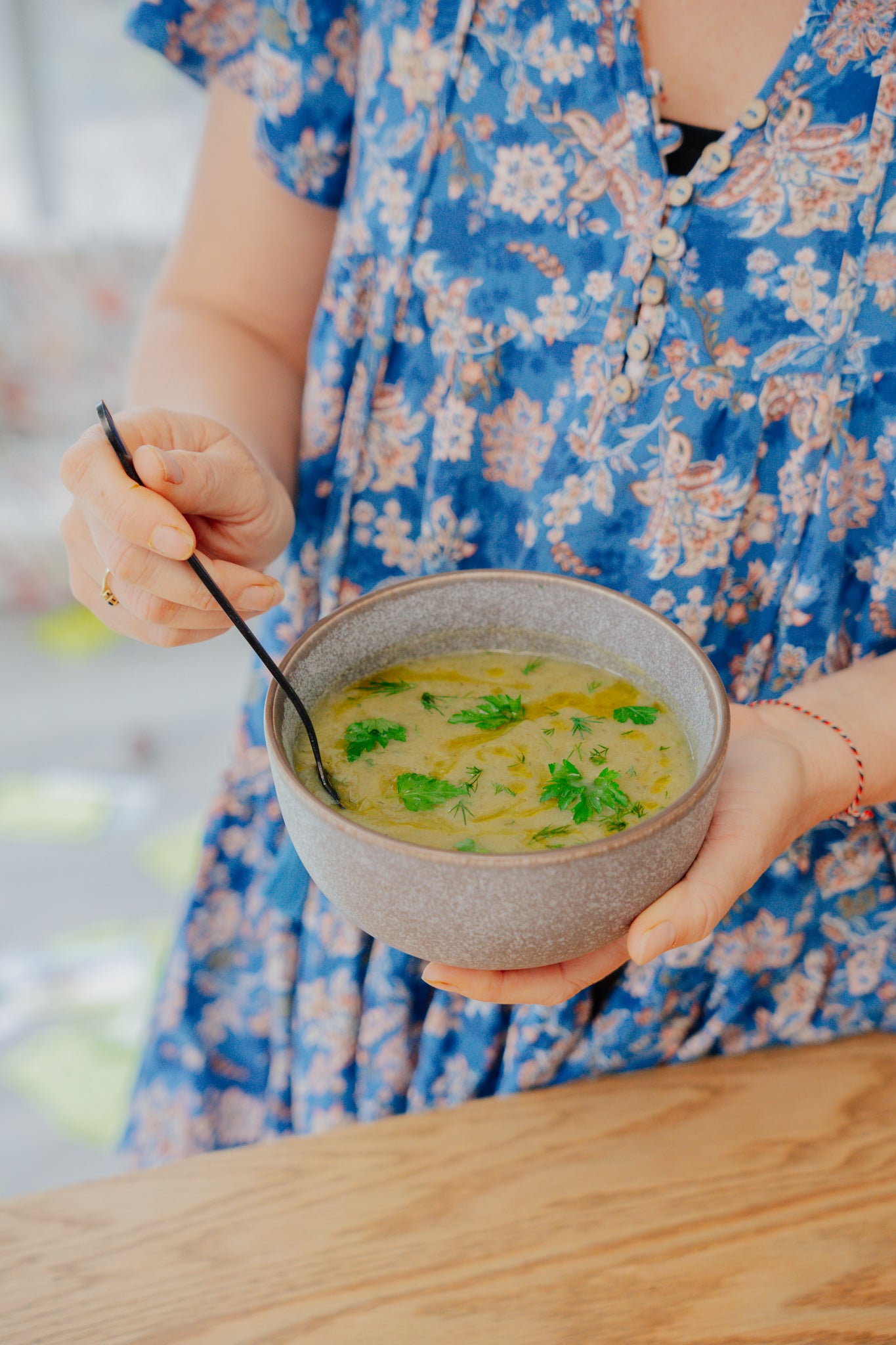 Celery & Herbed Potato Soup