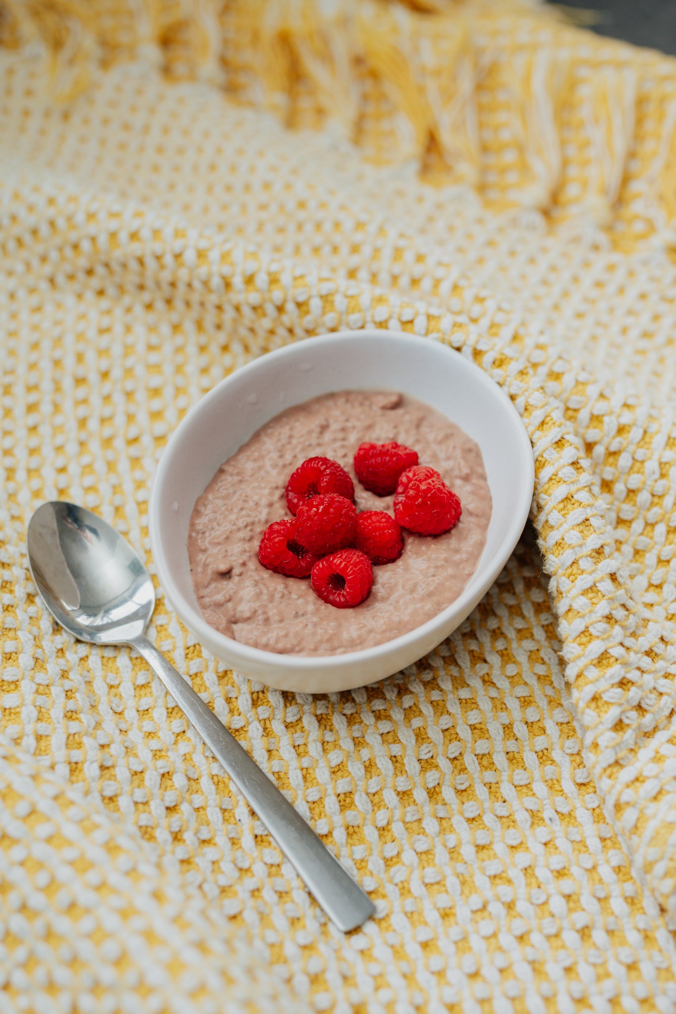 Raspberry & Cacao Chia Pudding