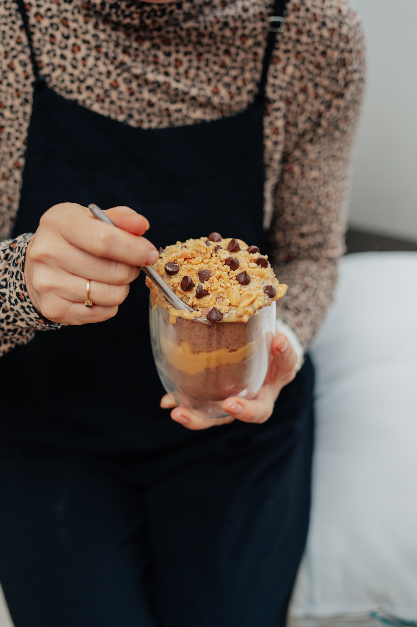 Snickers Chia Pudding