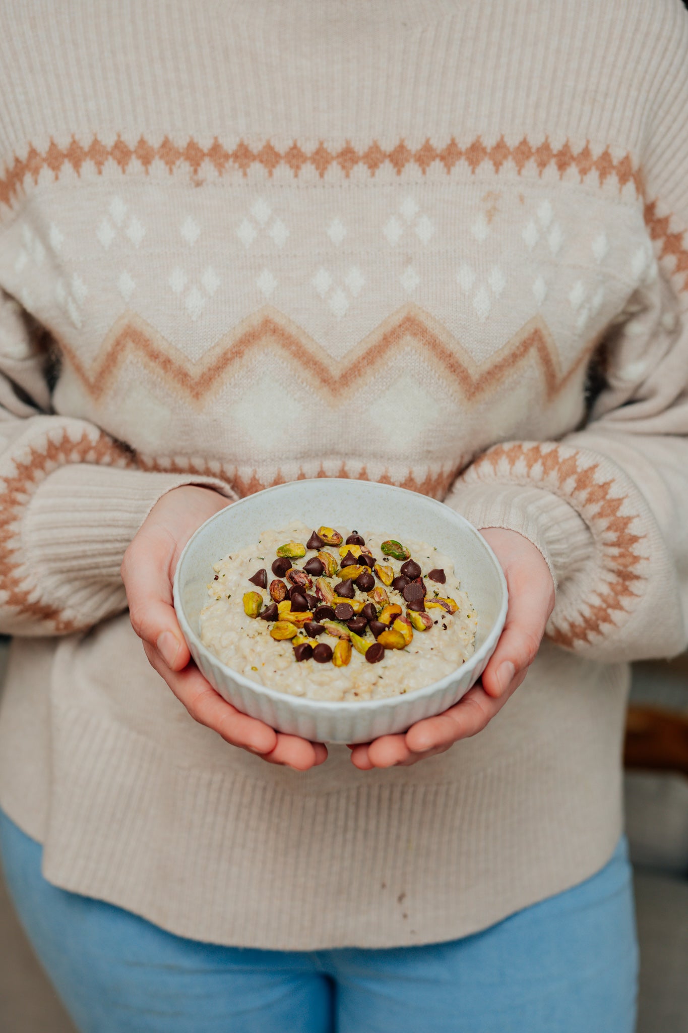 Pistachio, Hemp & Chocolate Oatmeal