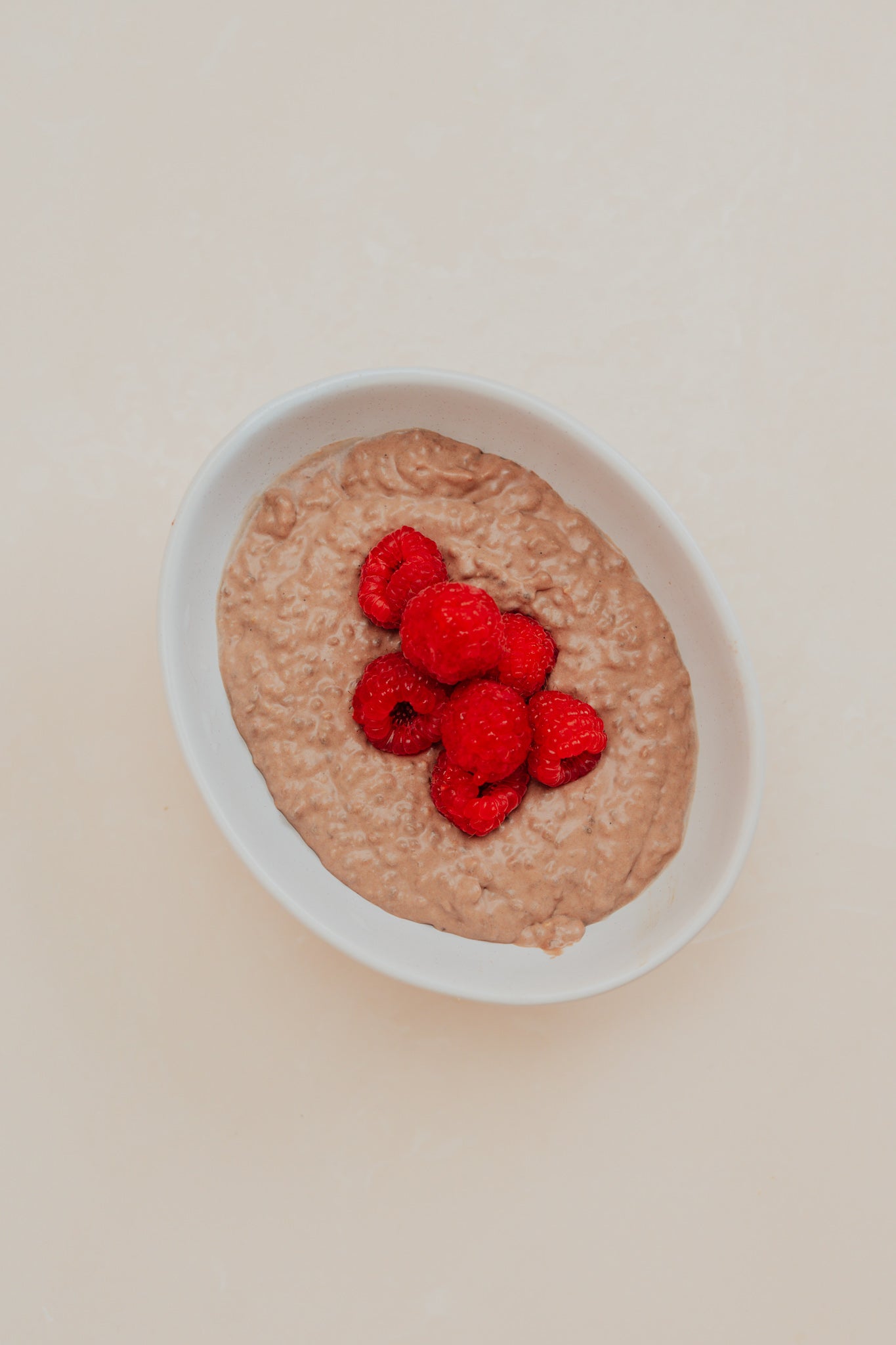 Raspberry & Cacao Chia Pudding