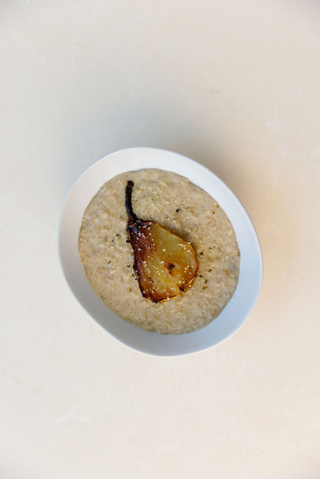 Mummas Rice Pudding with Maple Roasted Pear
